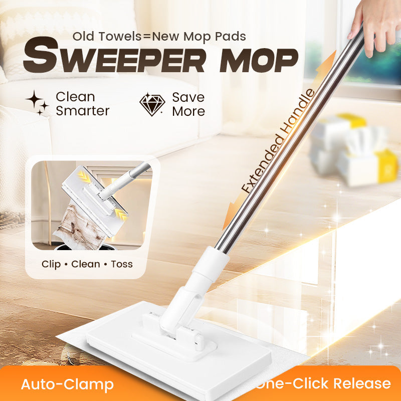 Retractable and Multifunctional Cleaning Mop