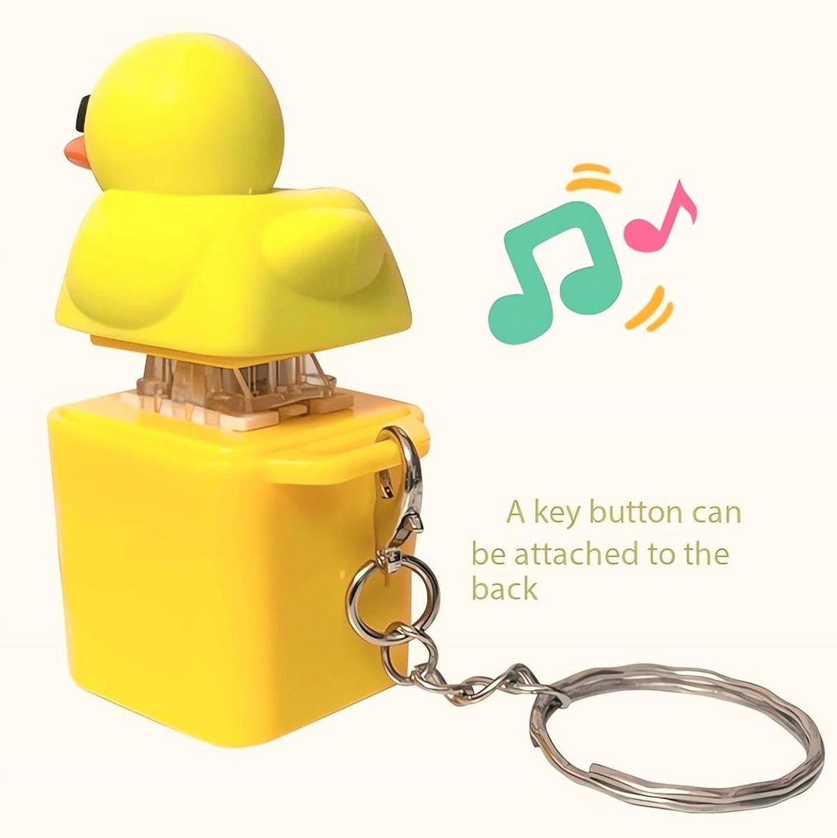 🐥 Mini Duck Clicky Keychain