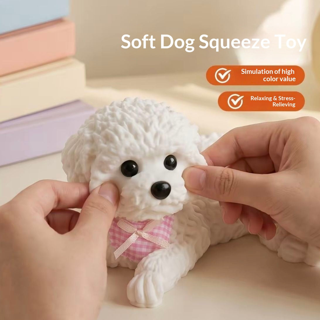 🐶 Mini Realistic Teddy Dog Car Ornament