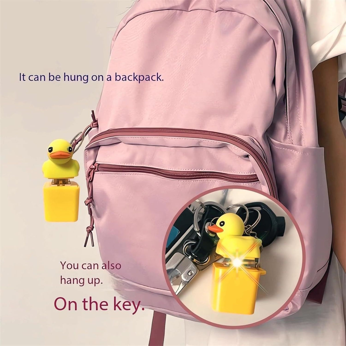 🐥 Mini Duck Clicky Keychain