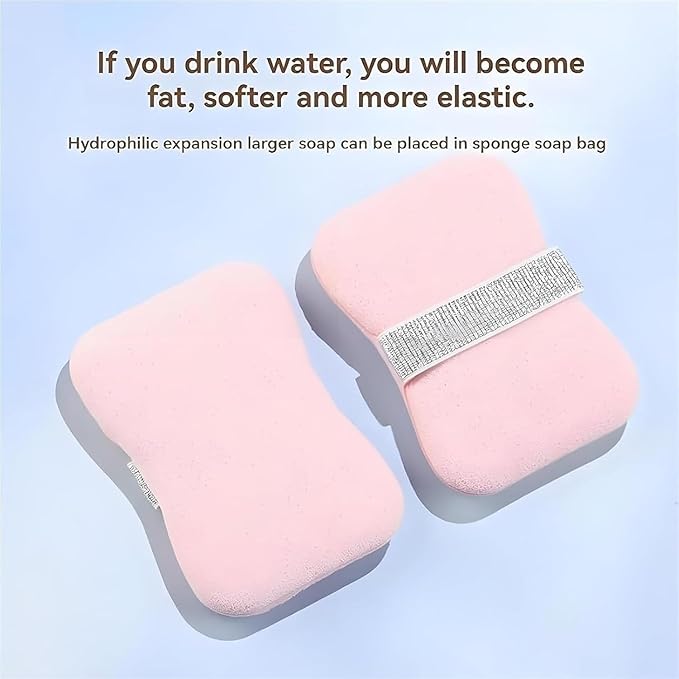 Dual-Sided Exfoliating Bath Sponge