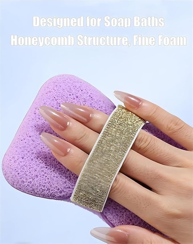 Dual-Sided Exfoliating Bath Sponge