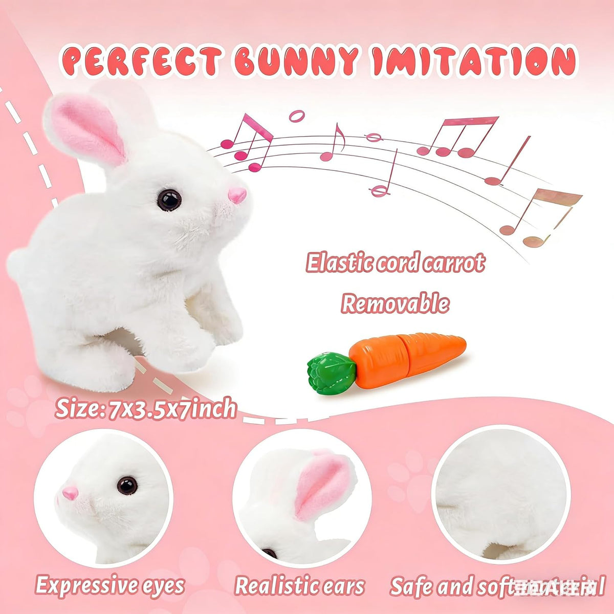 Fluffy Cute Rabbits for Kids