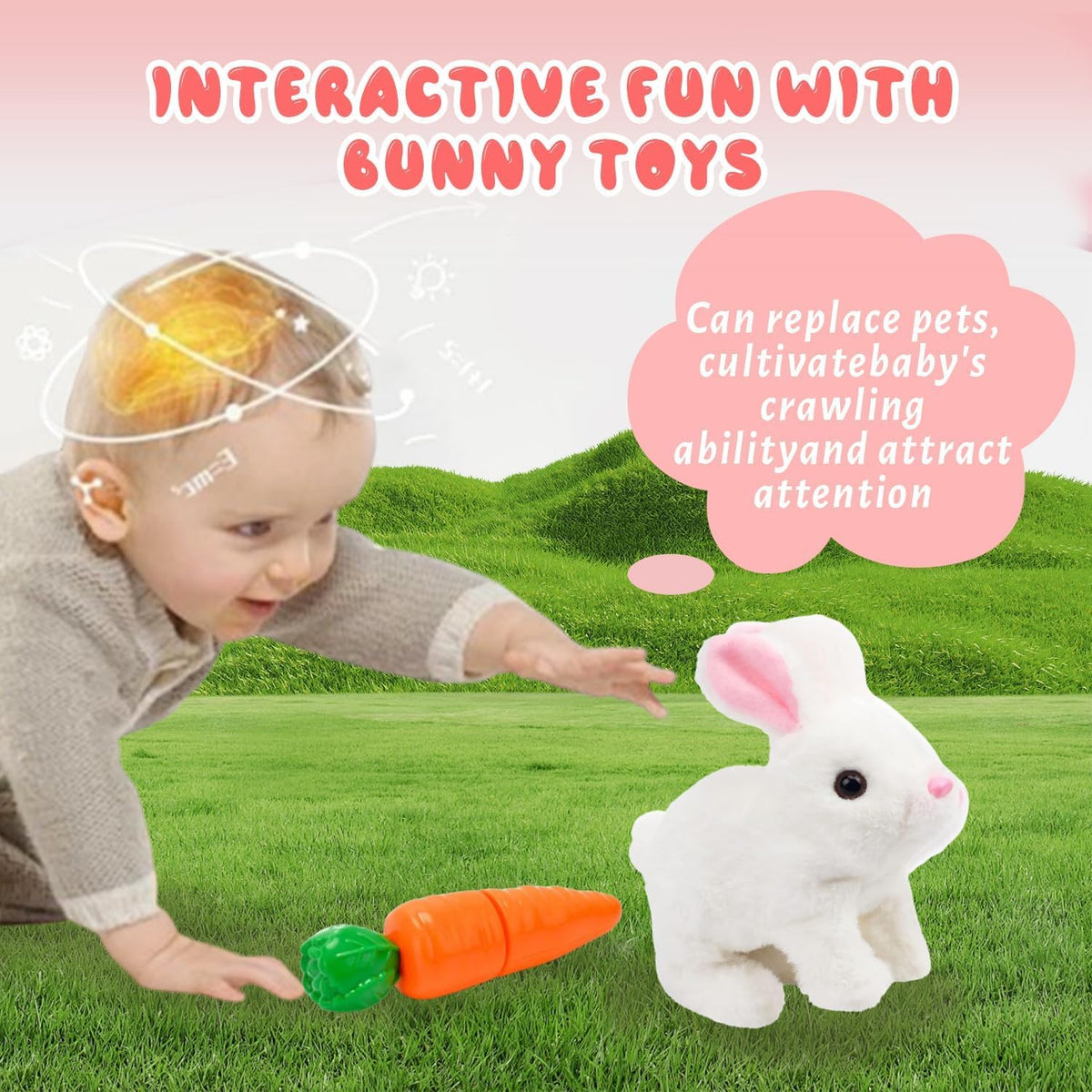 Fluffy Cute Rabbits for Kids