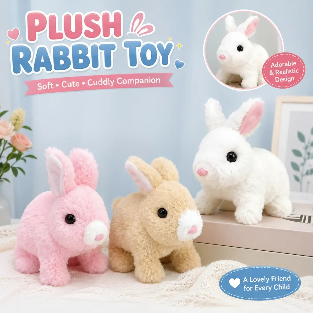 Fluffy Cute Rabbits for Kids