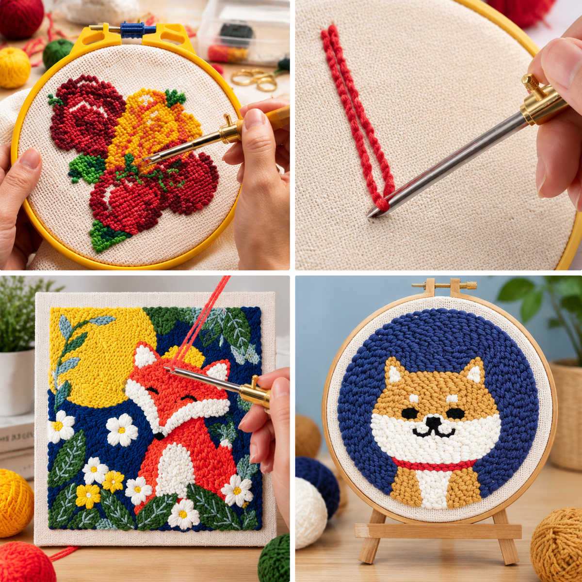 🧵 DIY Punch Needle Craft Kit