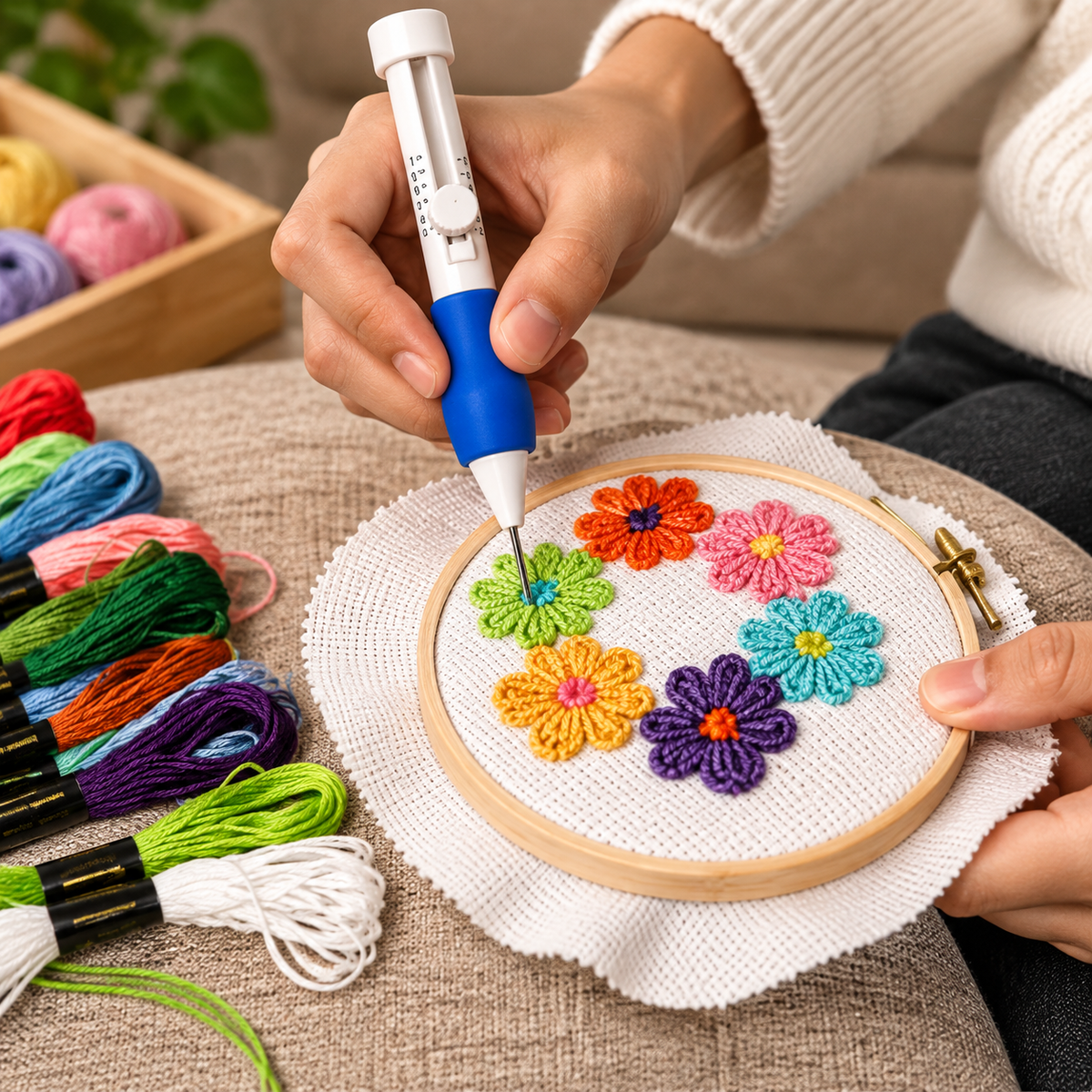 🧵 DIY Punch Needle Craft Kit