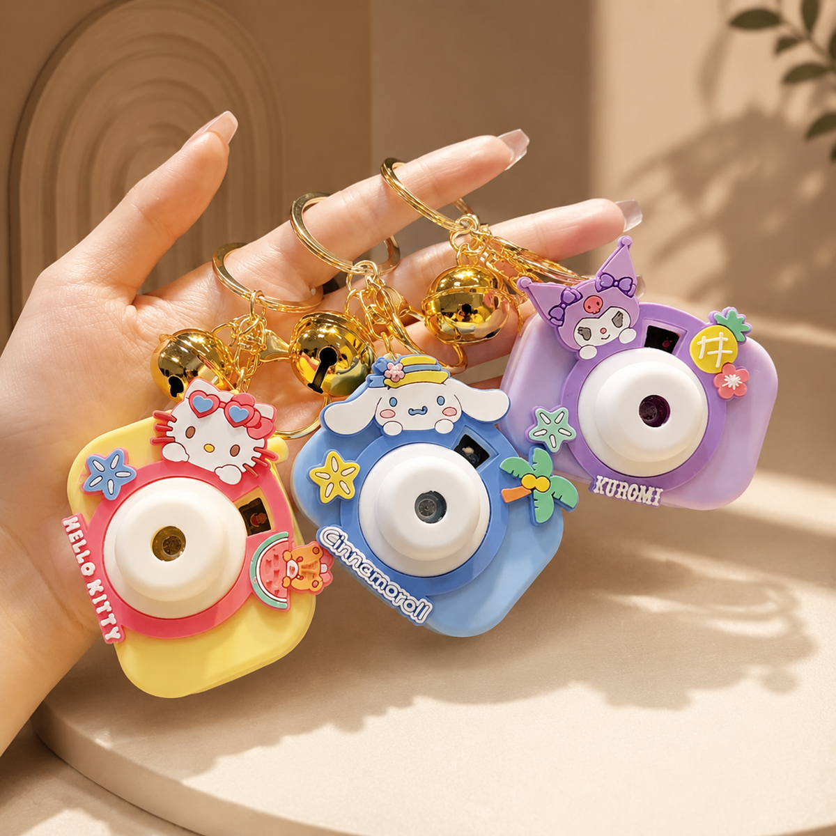 Cute Camera Bag Charm Keychain ✨