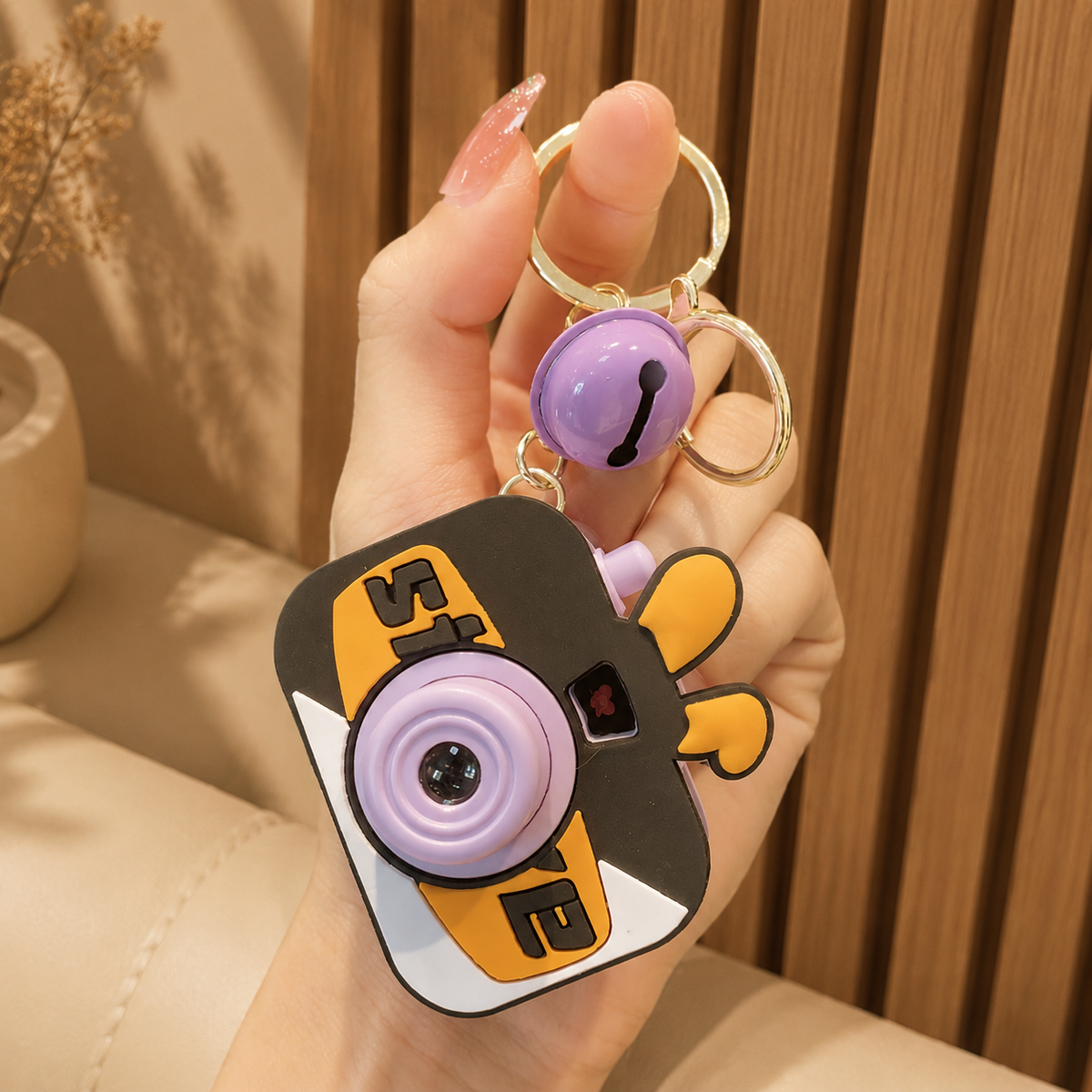 Cute Camera Bag Charm Keychain ✨