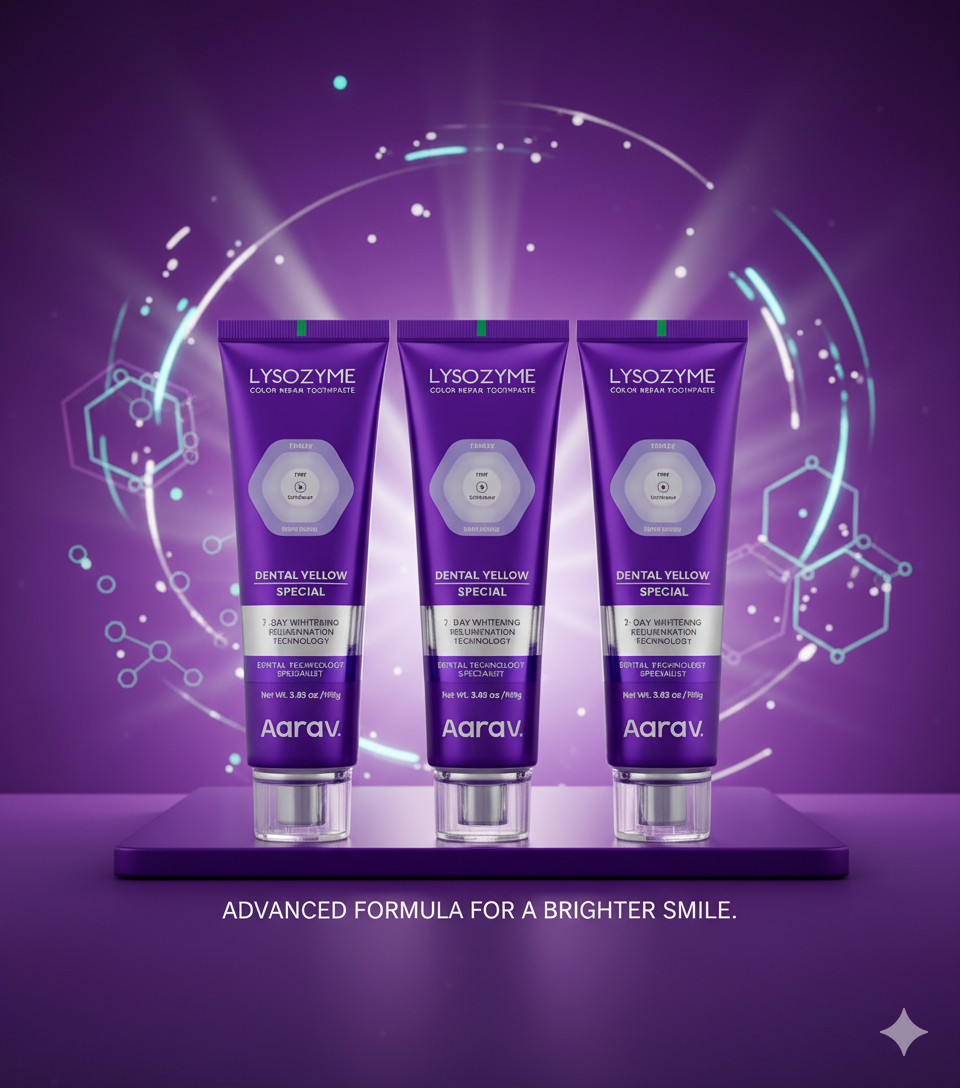 Lysozyme Purple Whitening Toothpaste