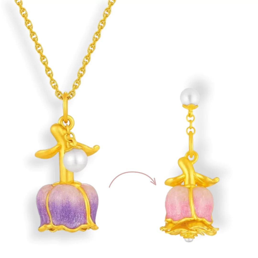 Aurora Rose Necklace – The Blossom of Love
