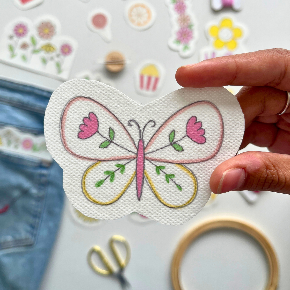 Embroidery Stickers Set